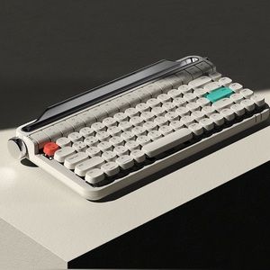 ACGAM ACTTO B703 Wireless Typewriter Retro Mechanical Keyboard